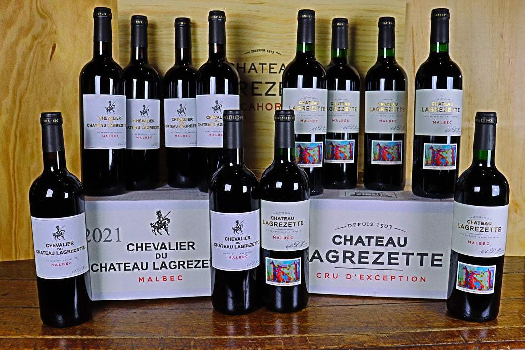 Coffret 6 Chevalier du Château Lagrézette + 6 Château Lagrézette 2022